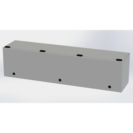 Saginaw Control & Engineering 1/4 Turn Latch Electrical Enclosures, 9 in H, 8 in D, 36 in W, NEMA 3R, 4, 12, 13, Carbon Steel SCE-L9368ELJ